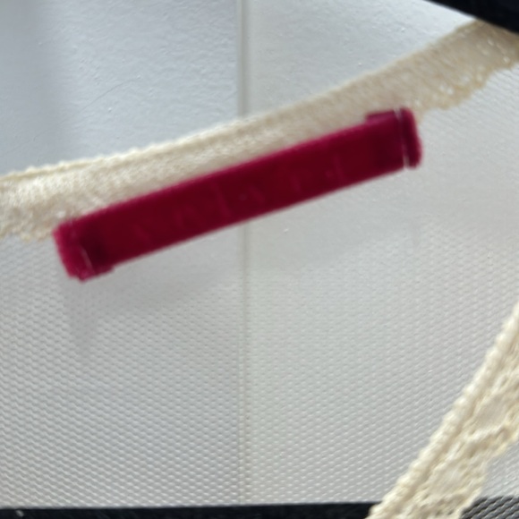 Velvet mesh blouse with camisole underneath - perfect condition. Never worn!! - Picture 2 of 4